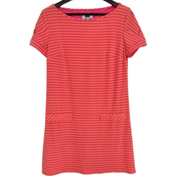Laundry by Design striped short sleeve t-shirt dress - Picture 1 of 11
